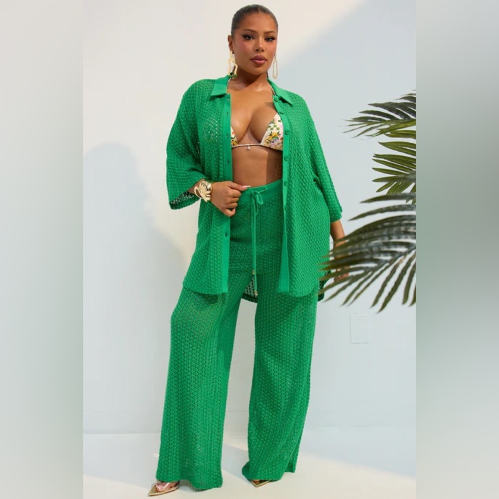 Fashion Nova Abby Swim Cover Up Set